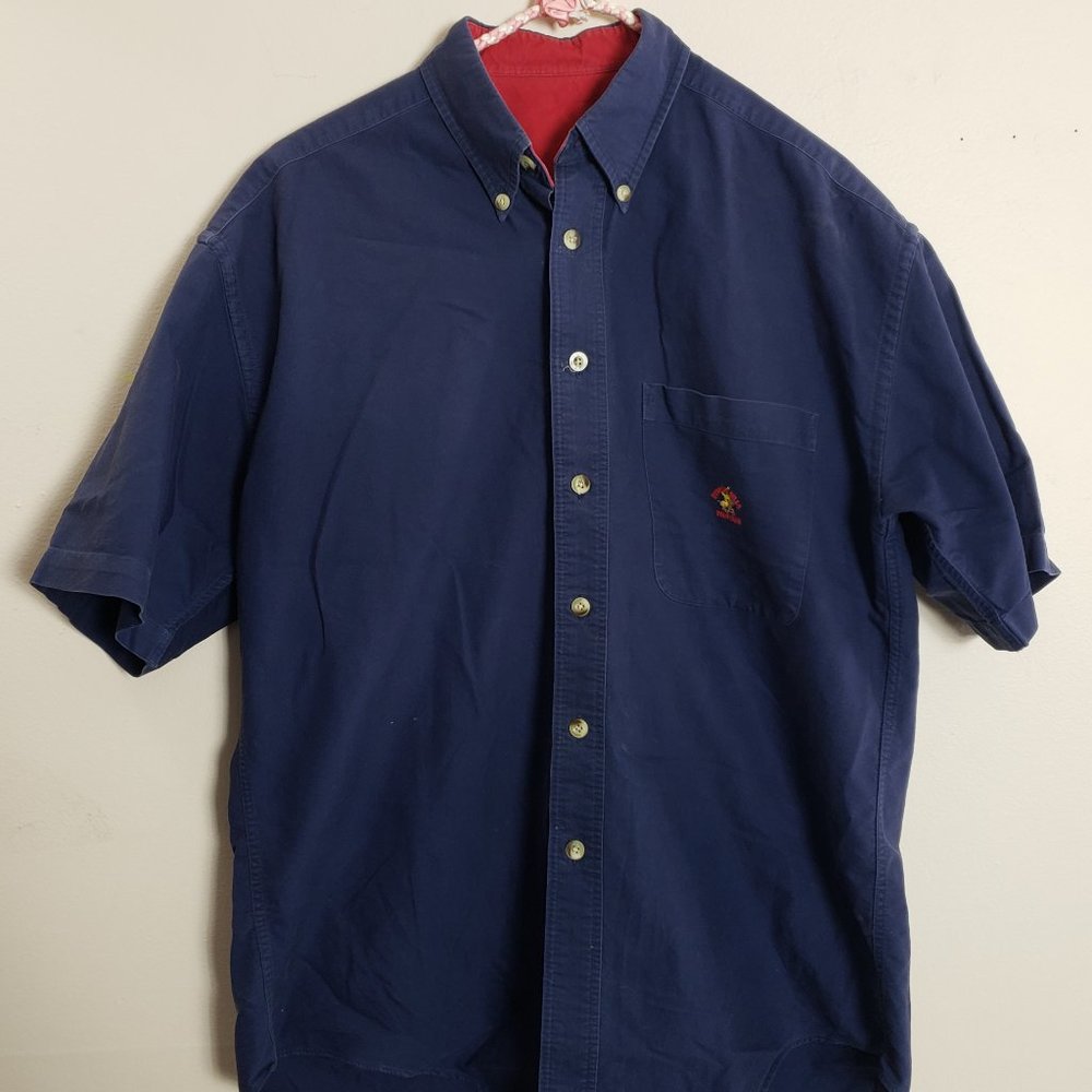 BEVERLY HILLS POLO CLUB BUTTON UP FRONT SHIRT